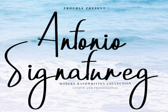 Antonio Signatureg: A Charming Handwritten Font for Branding