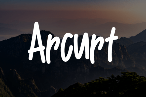 Arcurt: A Premium Script Font for Elegant Projects