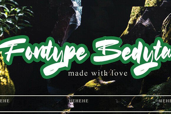 Bedyta: A Bold and Energetic Script Font for Editorial Design