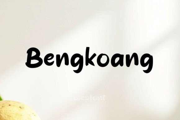 Bengkoang: A Charming Script Font for Web Design