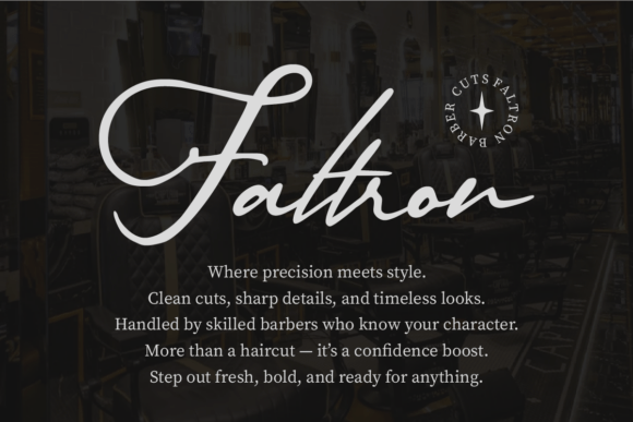 Blacksky Faltron: A Classy Handwritten Font for Crafters