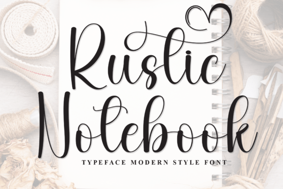 Embrace Rustic Charm with the Rustic Notebook Font
