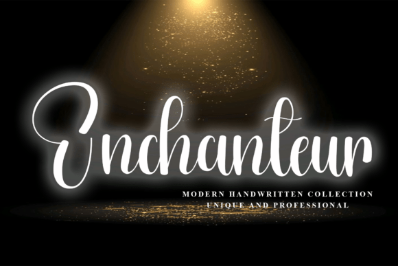 Enchanteur: A Charming Script Font for Crafters and Creators