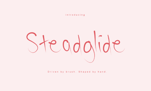 Enhance Your Brand with Steadglide: A Graceful Script Font