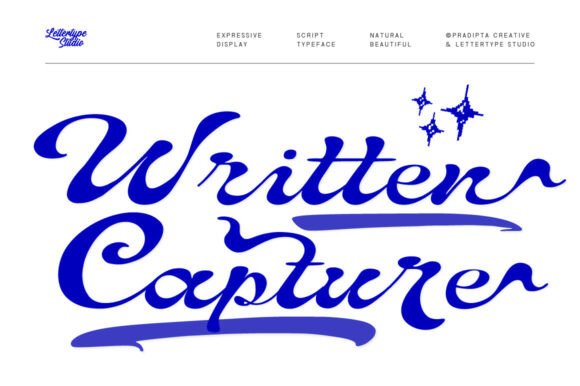 Enhance Your Brand with Written Capture Font