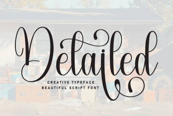 Exploring Detailed: A Script Font with Character