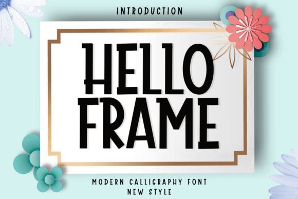 Hello Frame: A Script Font for Editorial Sophistication