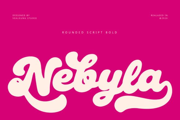 Nebyla: A Bold Script Font for Modern Branding