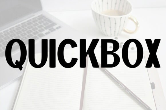 Quickbox: A Playful Font for Crafters and Creators