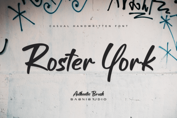 Roster York: A Handwritten Font for Bold Campaigns