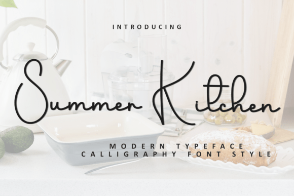 Summer Kitchen: A Versatile Font for Eye-Catching Campaigns