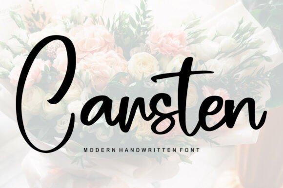 Transform Your Brand with Carsten: A Friendly Handwritten Font