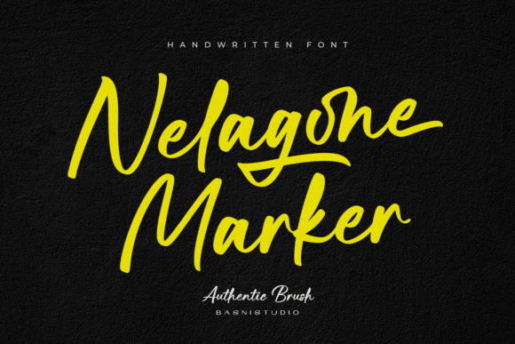 Transform Your Brand with Nelagone Marker Font
