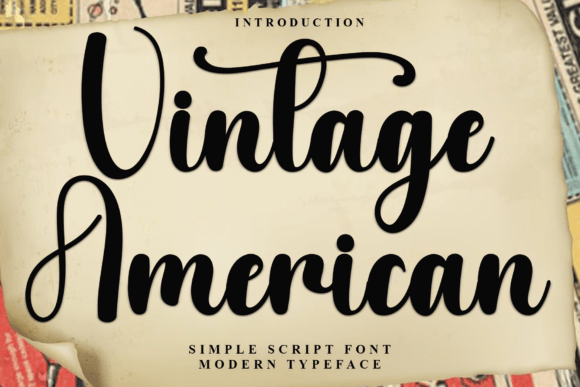 Vintage American: A Script Amp Font Review
